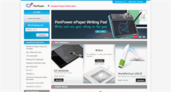 Desktop Screenshot of onlinestore.penpowerchinese.com